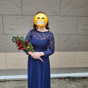 Navy blue David's Bridal size 6